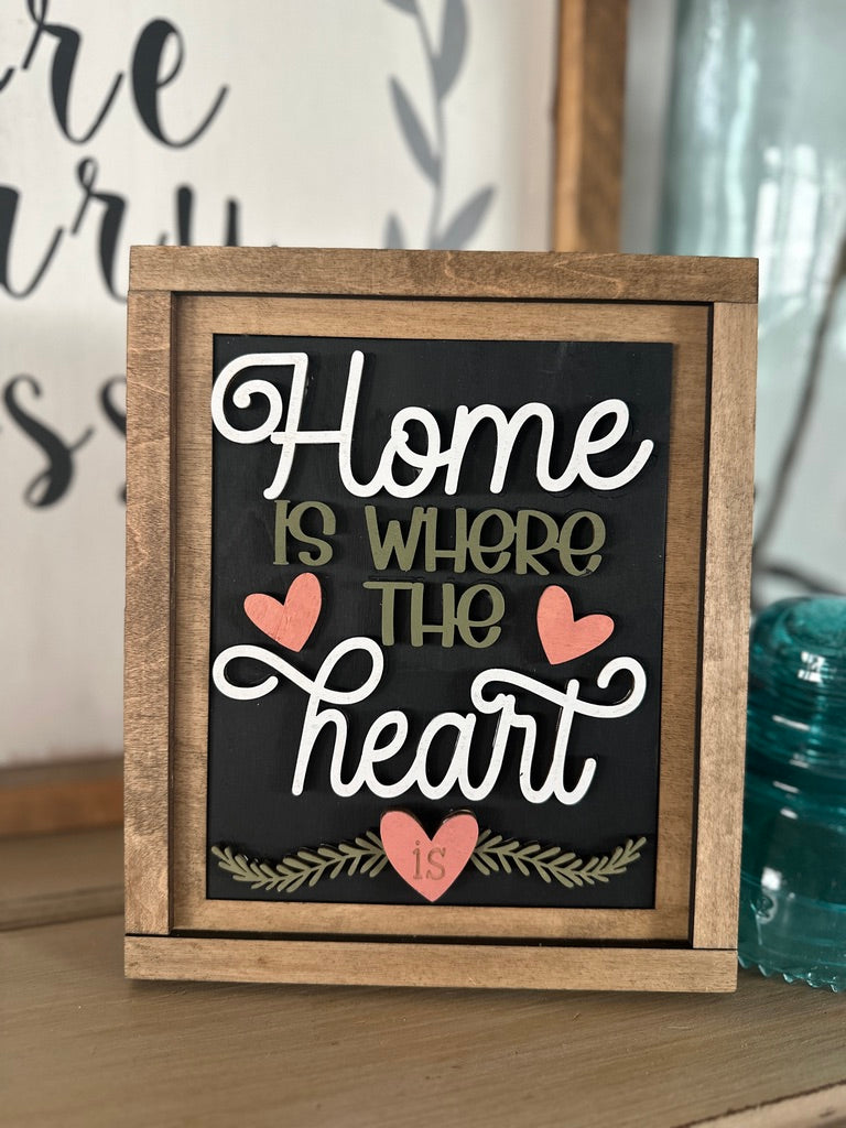 Swappable Frame with Home Insert – Bless This Nest Studio