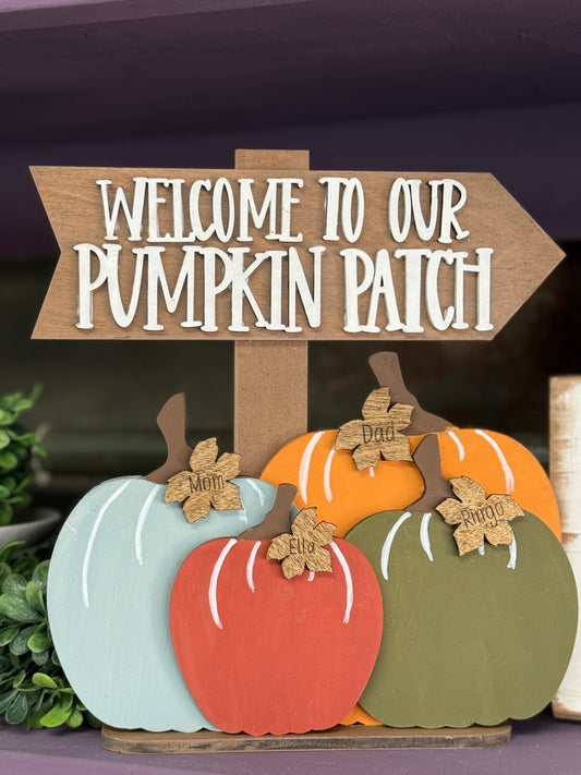 Welcome To Our Pumpkin Patch - Personalize