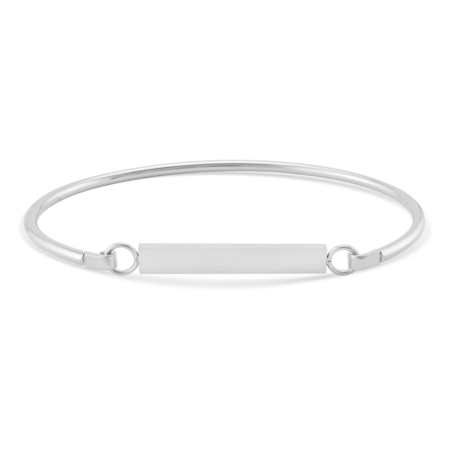 Stainless Steel Blank Flat Bar Bracelet