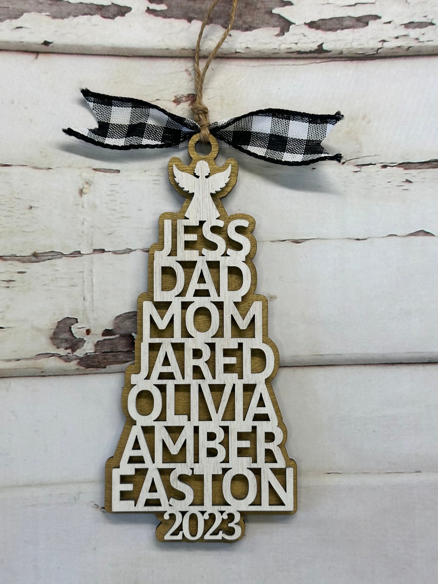 Personalized Tree Ornament