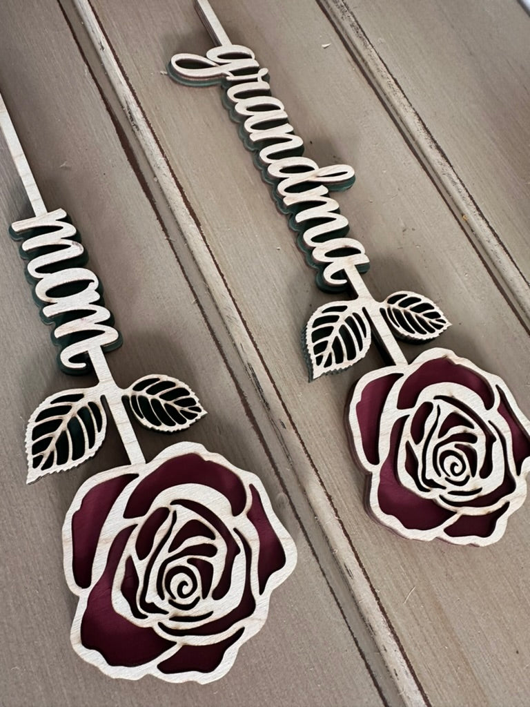 Personalized Rose/Tulip