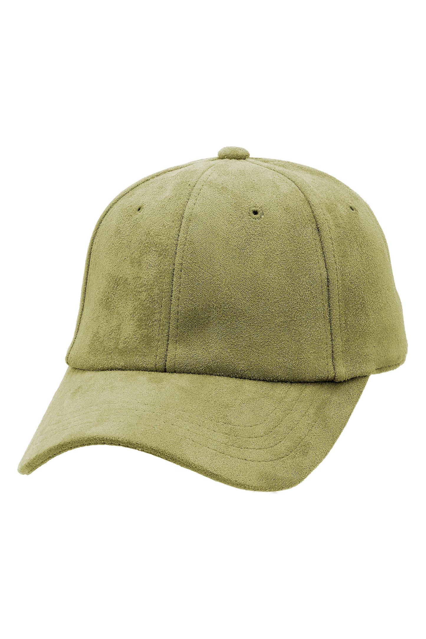 Premium Vegan Suede Strap-back Baseball Cap: CHARCOAL / ONE SIZE