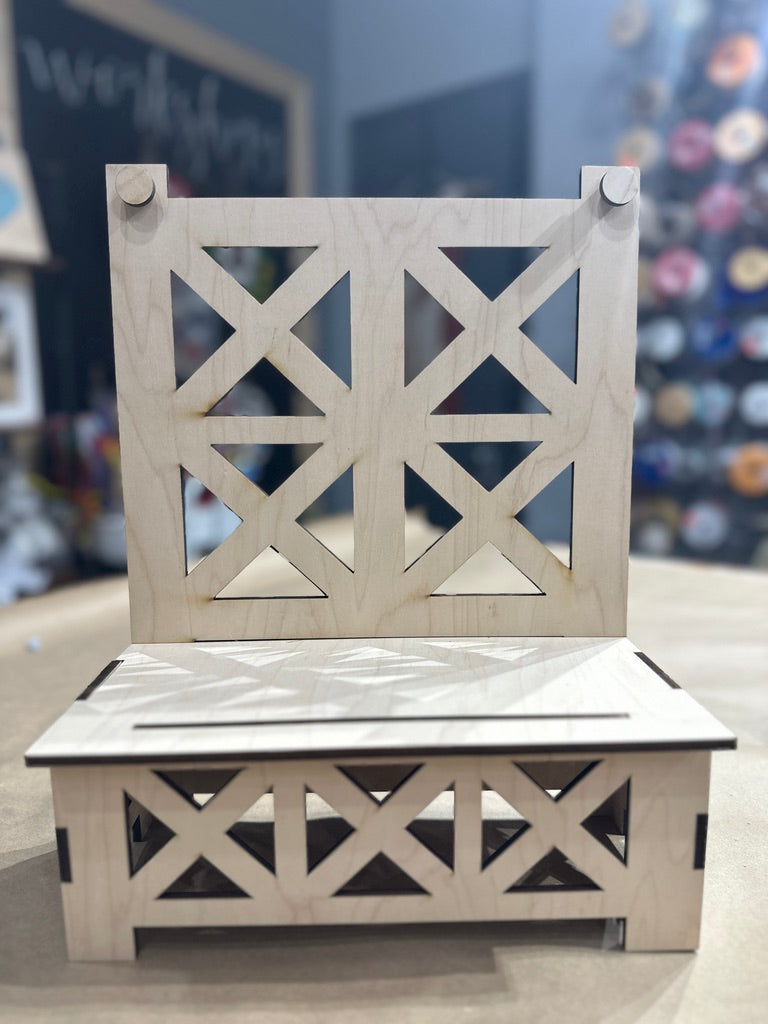 Tier Tray Bench