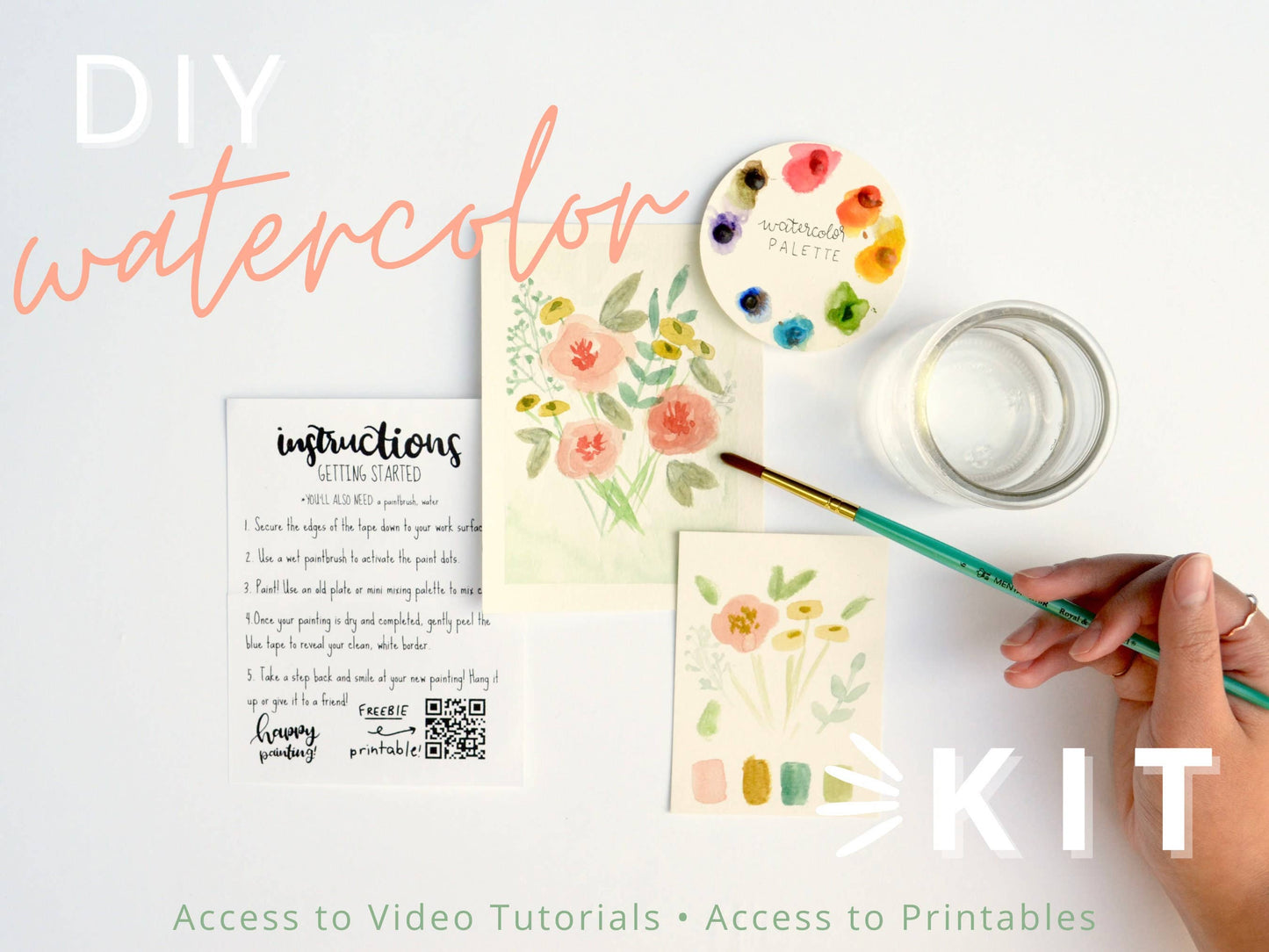 DIY Watercolor Painting Kit