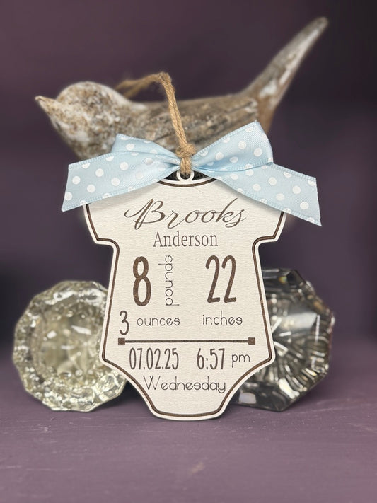 Baby Stat Ornament