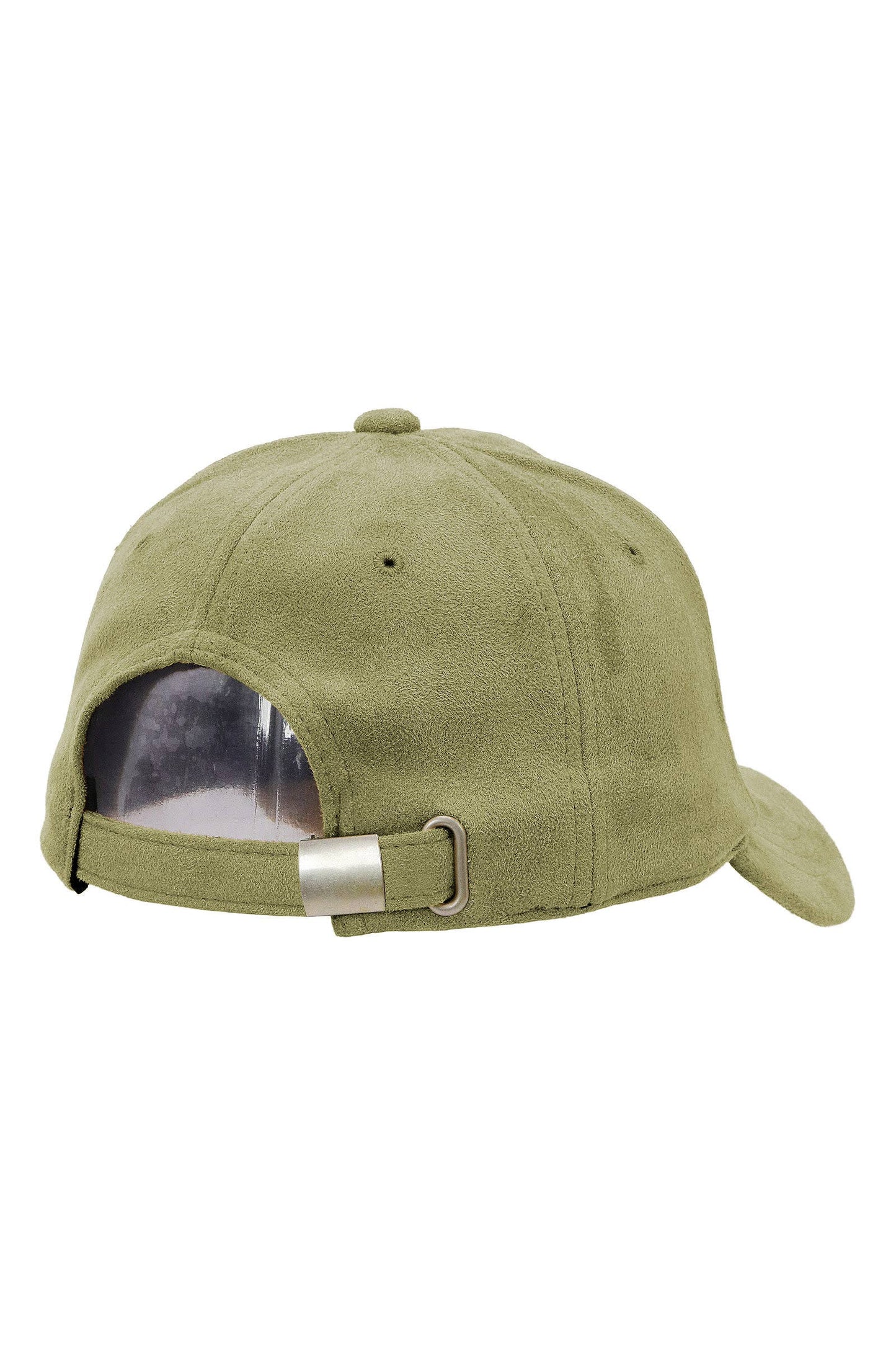 Premium Vegan Suede Strap-back Baseball Cap: MUSTARD / ONE SIZE