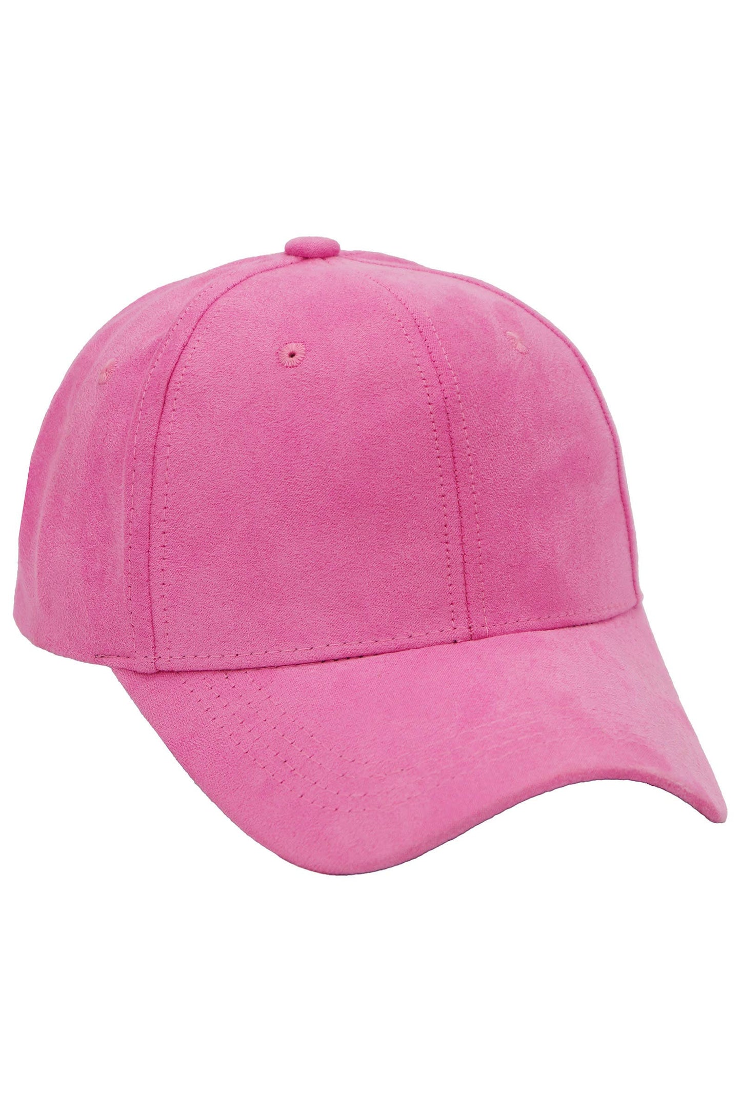 Faux Suede Buckle Strap Back Baseball Cap