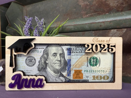 Graduation Cash Holder - COMES FINISHED