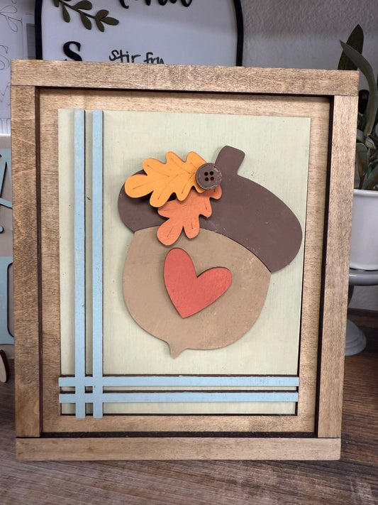 Swappable Insert -  Acorn