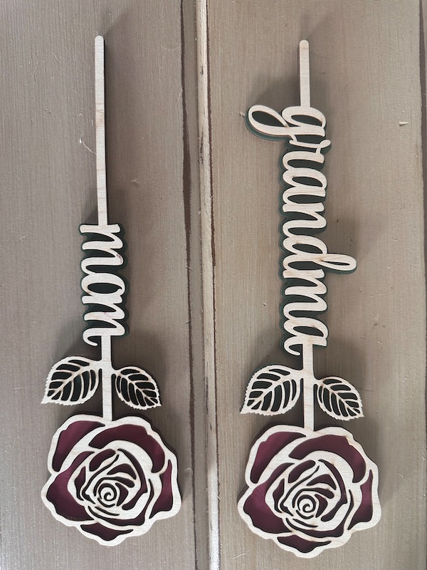 Personalized Rose/Tulip