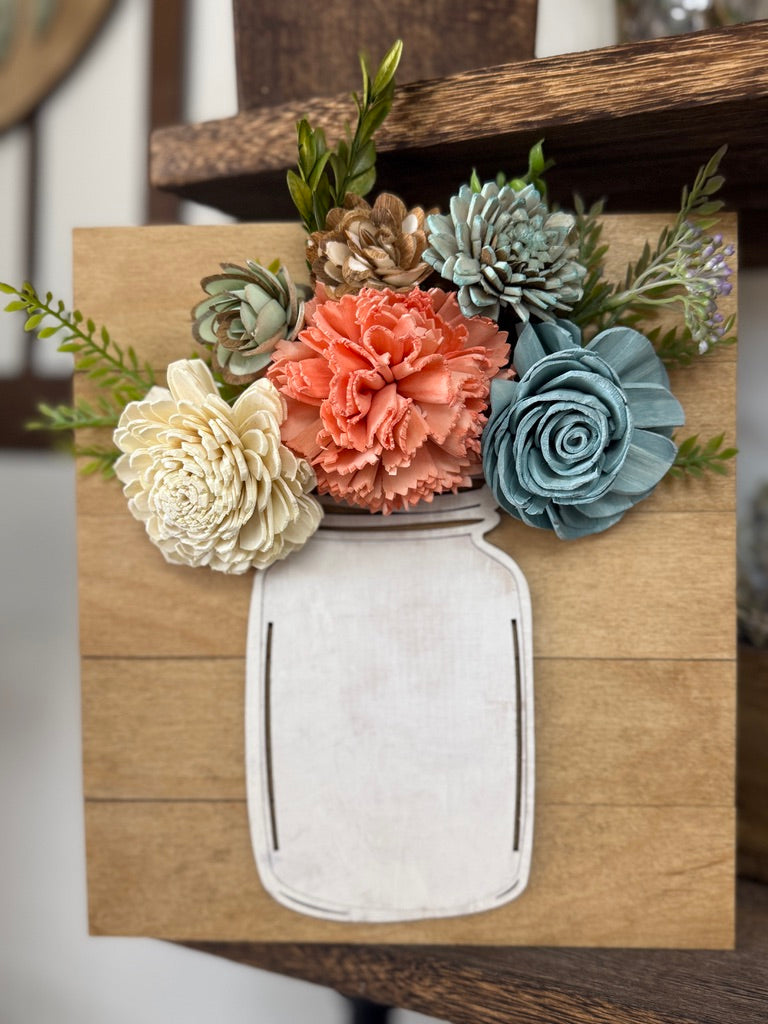Sola Flower Mason Jar