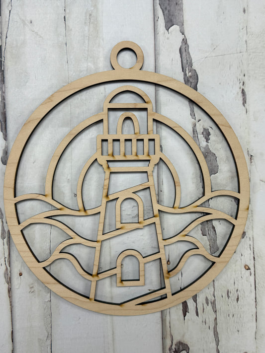 Faux Stained Glass - Light House