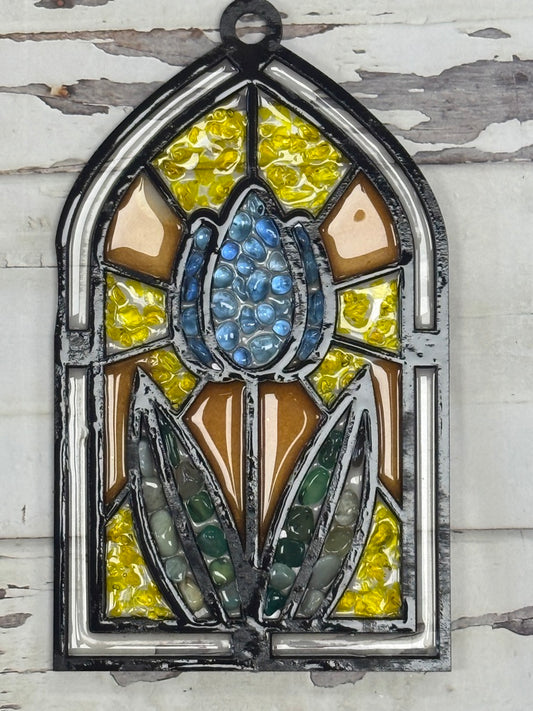 Faux Stained Glass - Tulip