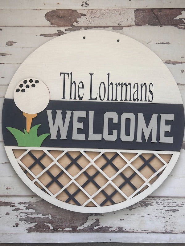 Golf Welcome Personalized