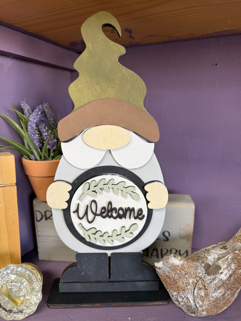 DIY Standing Interchangeable Gnome - BOY