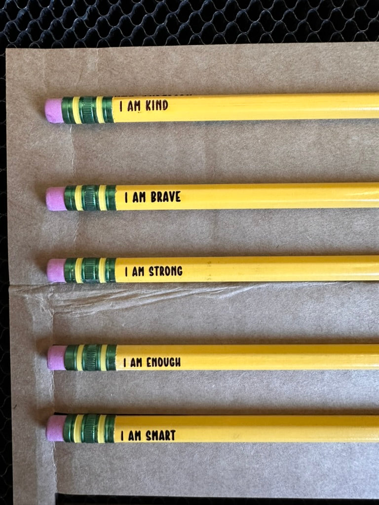 Affirmation Pencils - Pack of 5