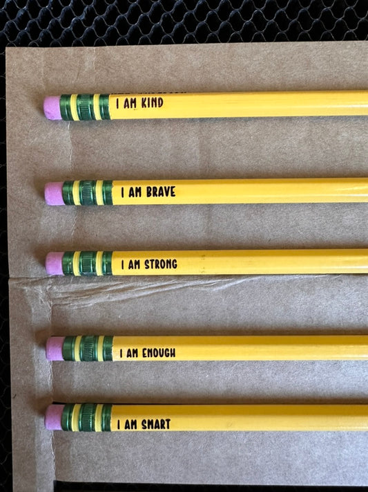 Affirmation Pencils - Pack of 5