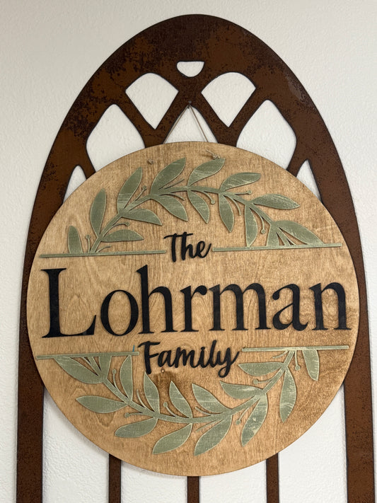 The Family Door Hanger