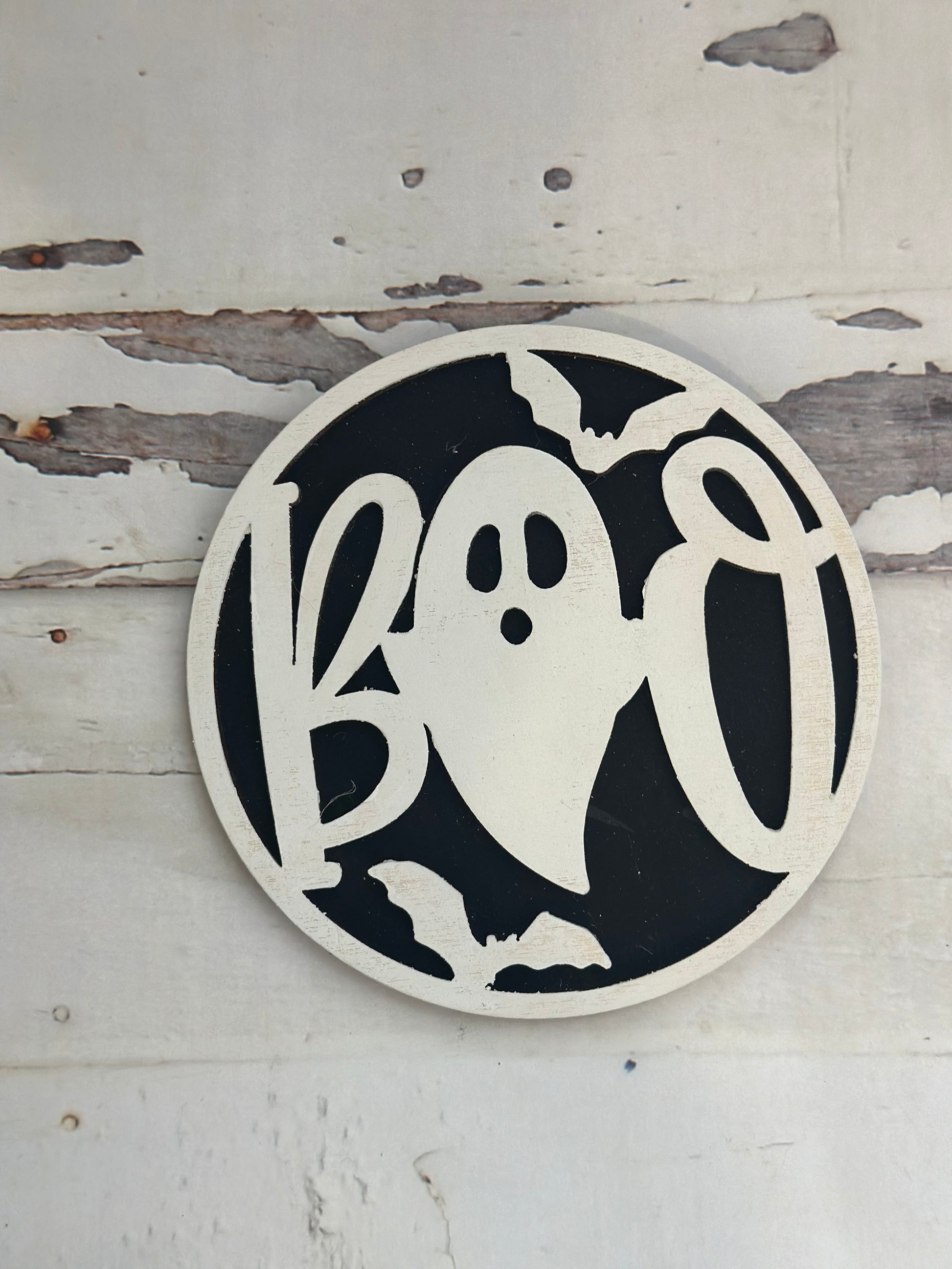 Boo Hc Boo with Ghost Insert – Bless This Nest Studio