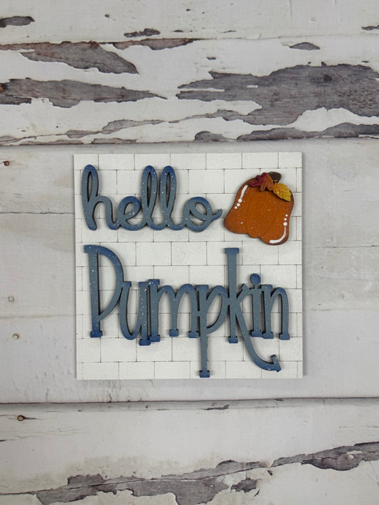 Hello Pumpkin Mini Insert