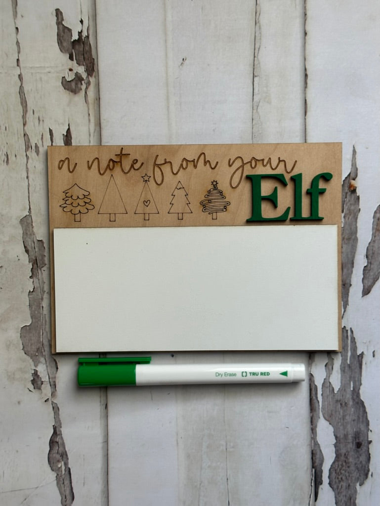 A note from your Elf