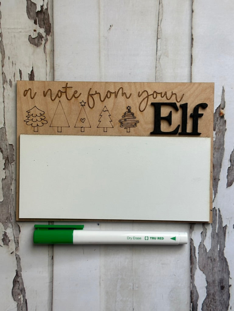 A note from your Elf