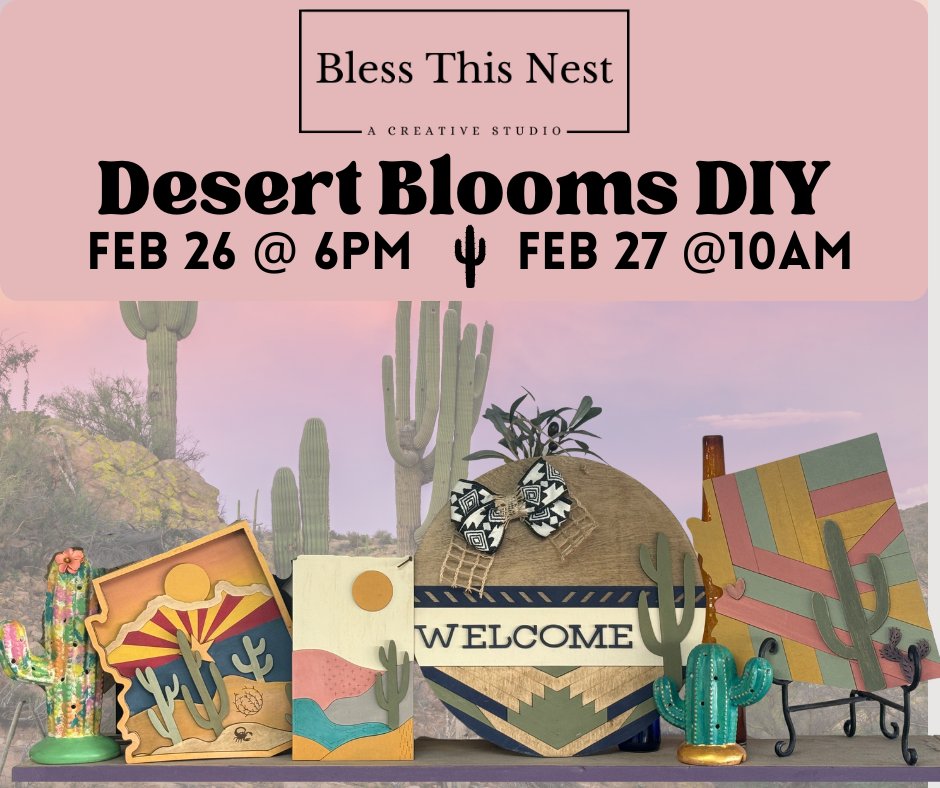 Desert Blooms DIY Workshp