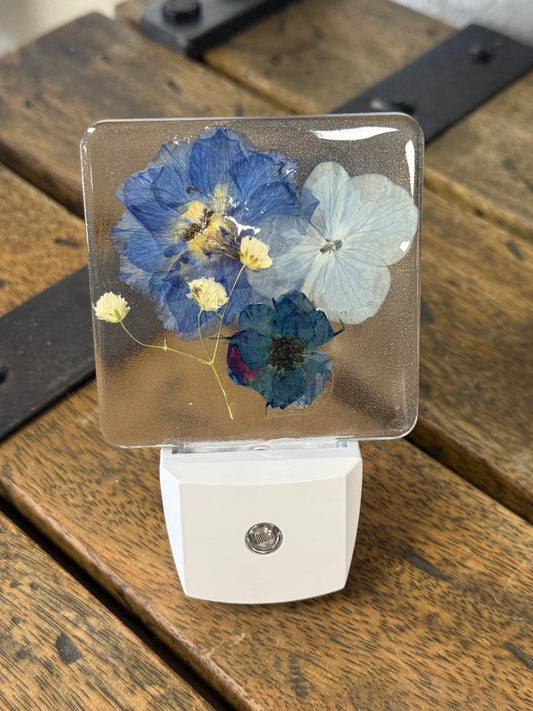 Pressed Flower Night LIght