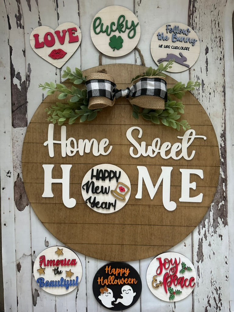 Home Sweet Home Interchangeable Sign