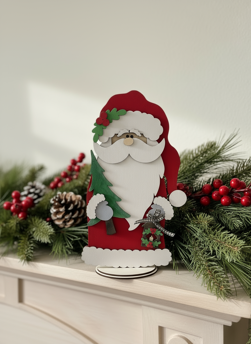 Standing Prim Santa – Bless This Nest Studio