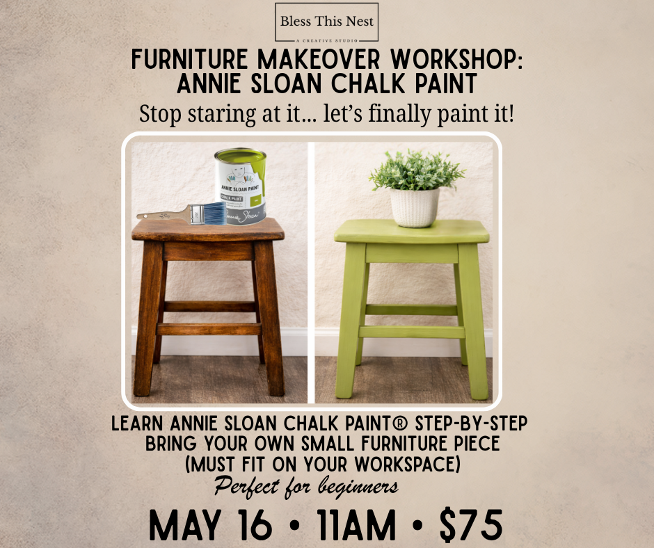 Furniture Makeover Workshop - 5/16
