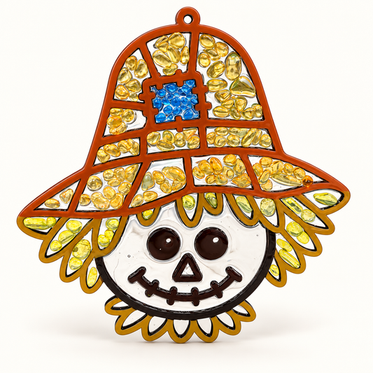 Faux Stained Glass - Scarecrow