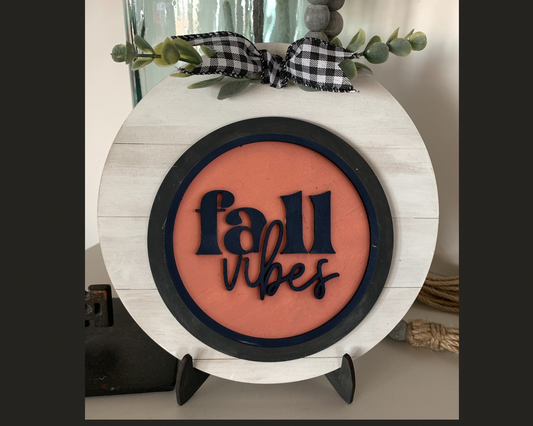 Fall Vibes Interchangeable Insert