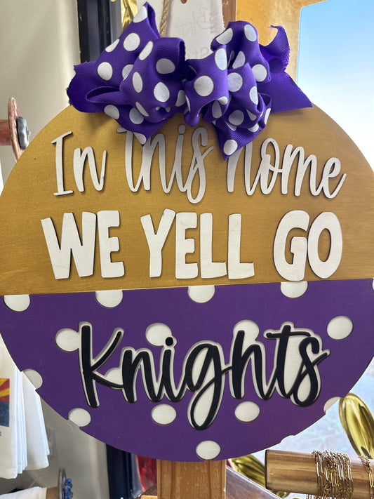 Team Spirit Door Hanger