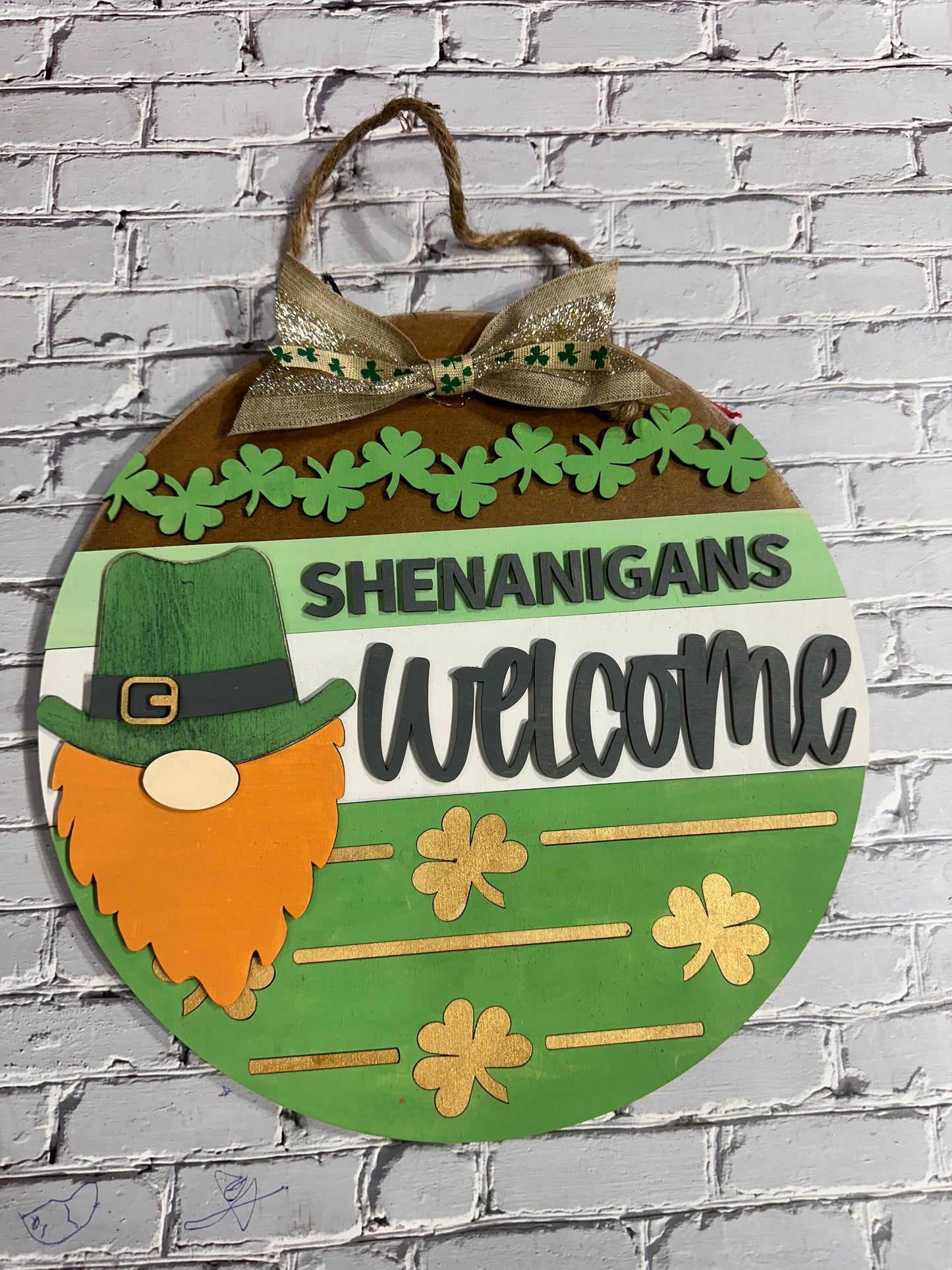 Shenanigans Welcome Door Hanger