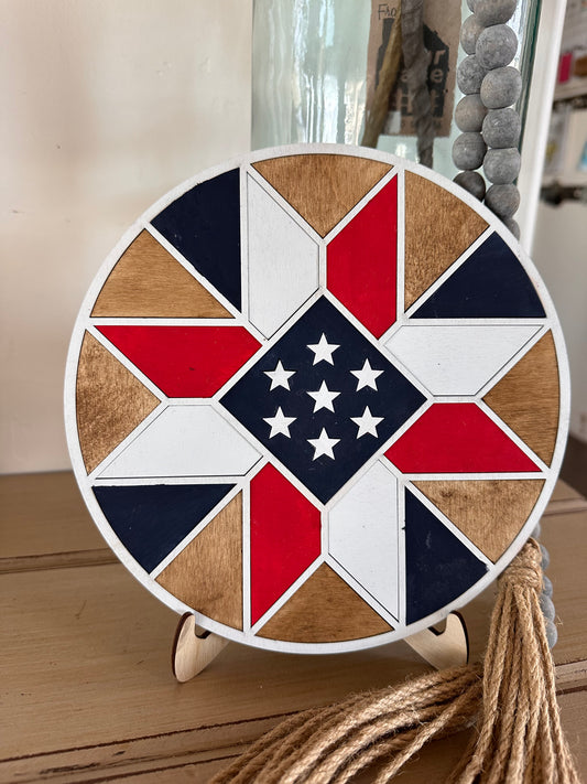 Patrotic Barn Quilt