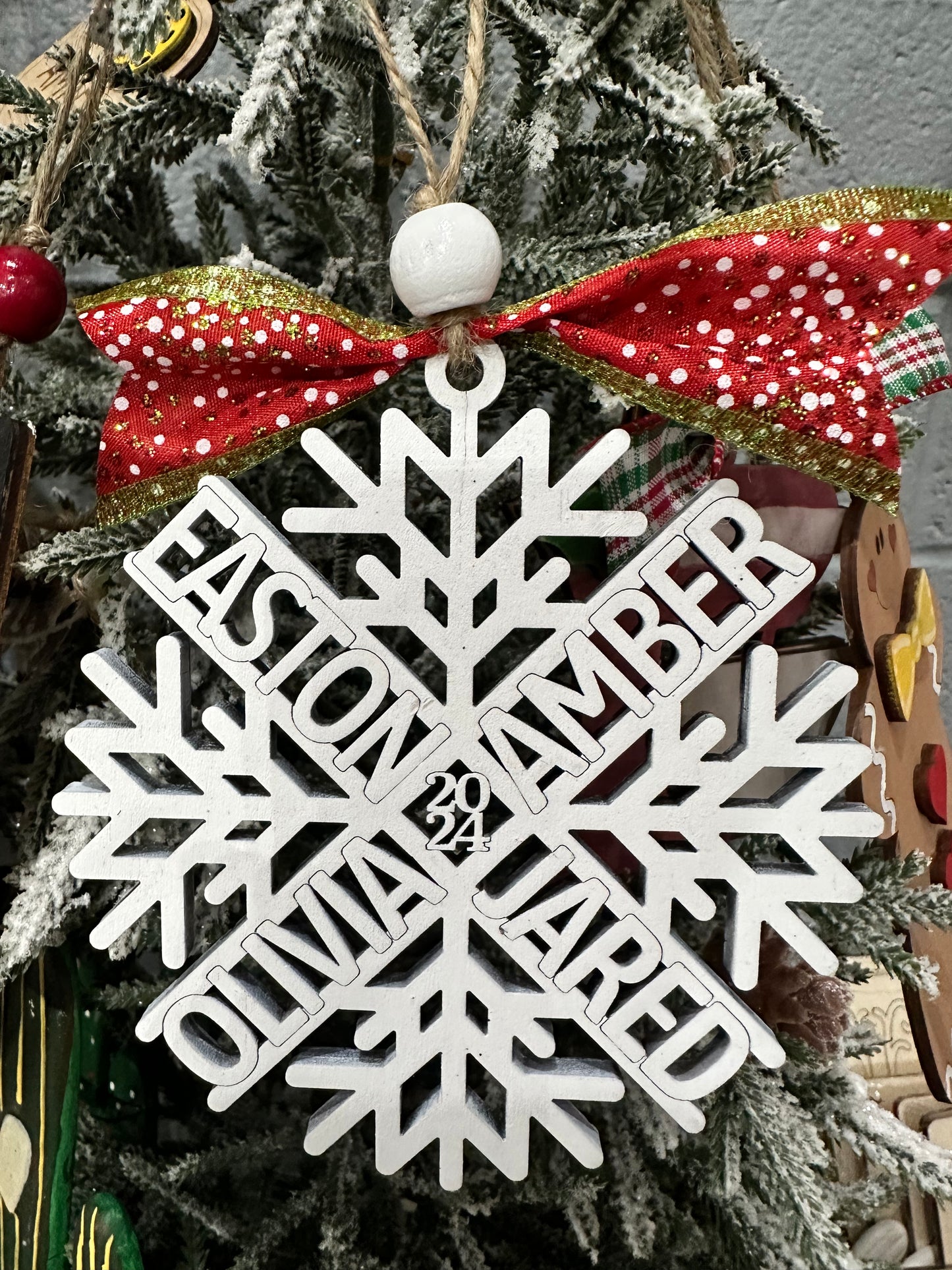 Personalized Snowflake Ornament