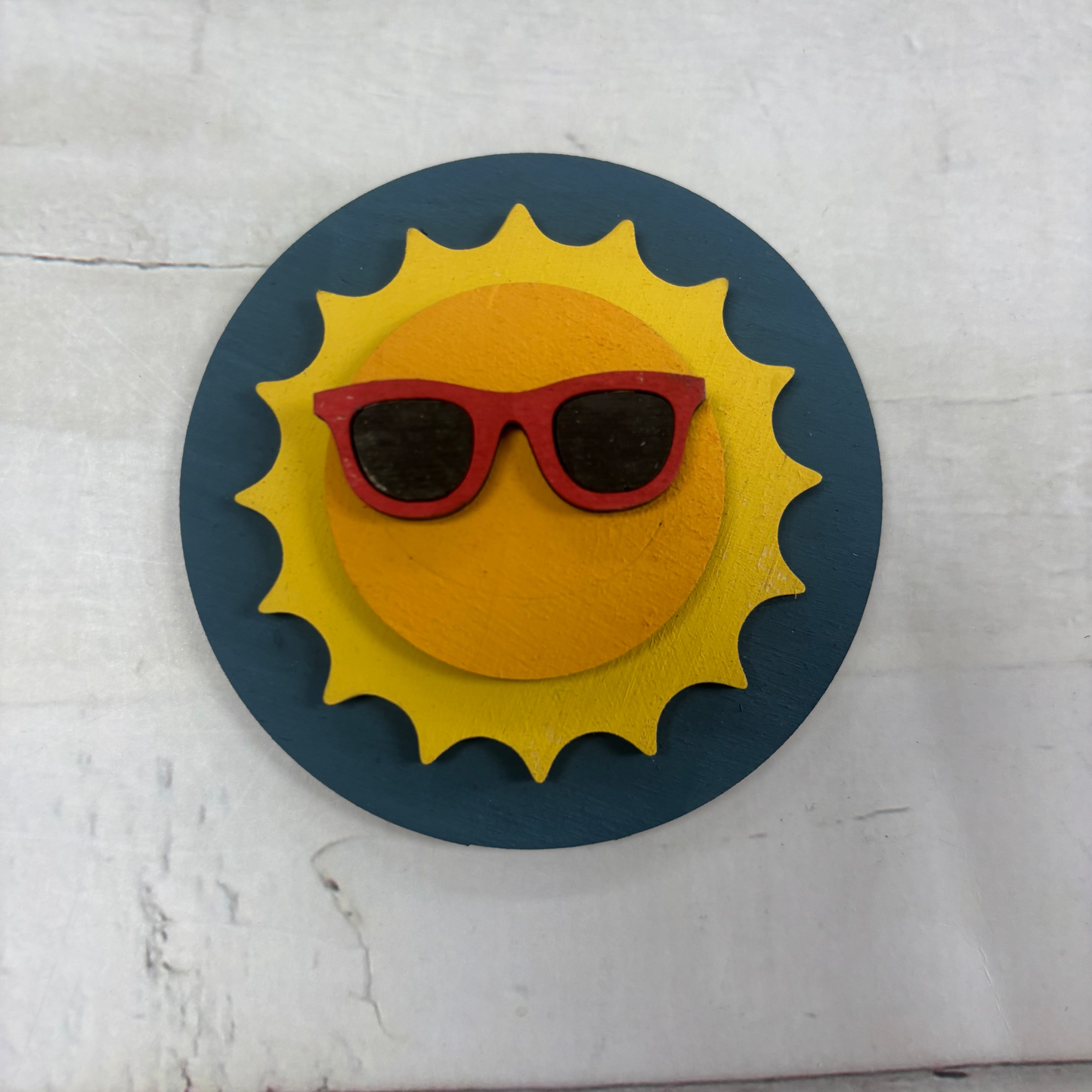 Interchangeable Gnome Center Insert - Sun