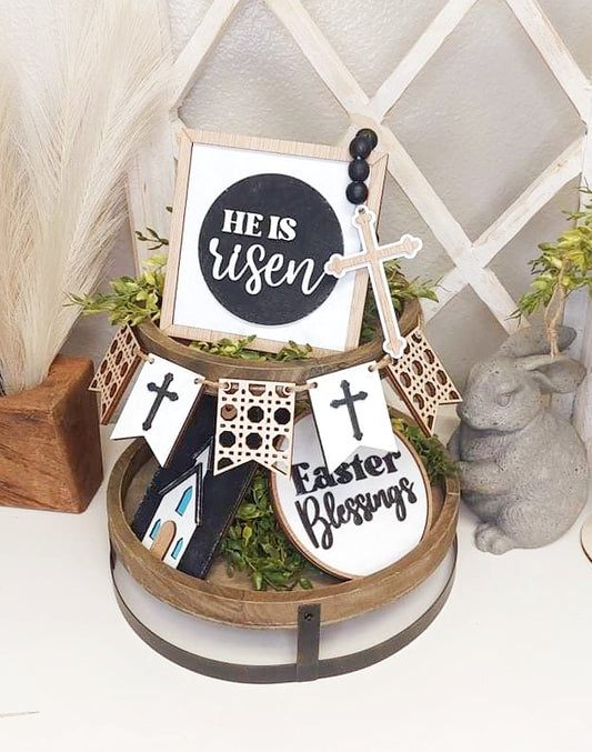 He is Risen Tier Tray Set