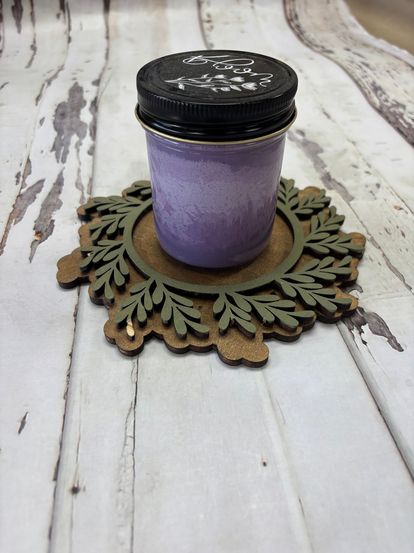 Floral Candle Holder Base