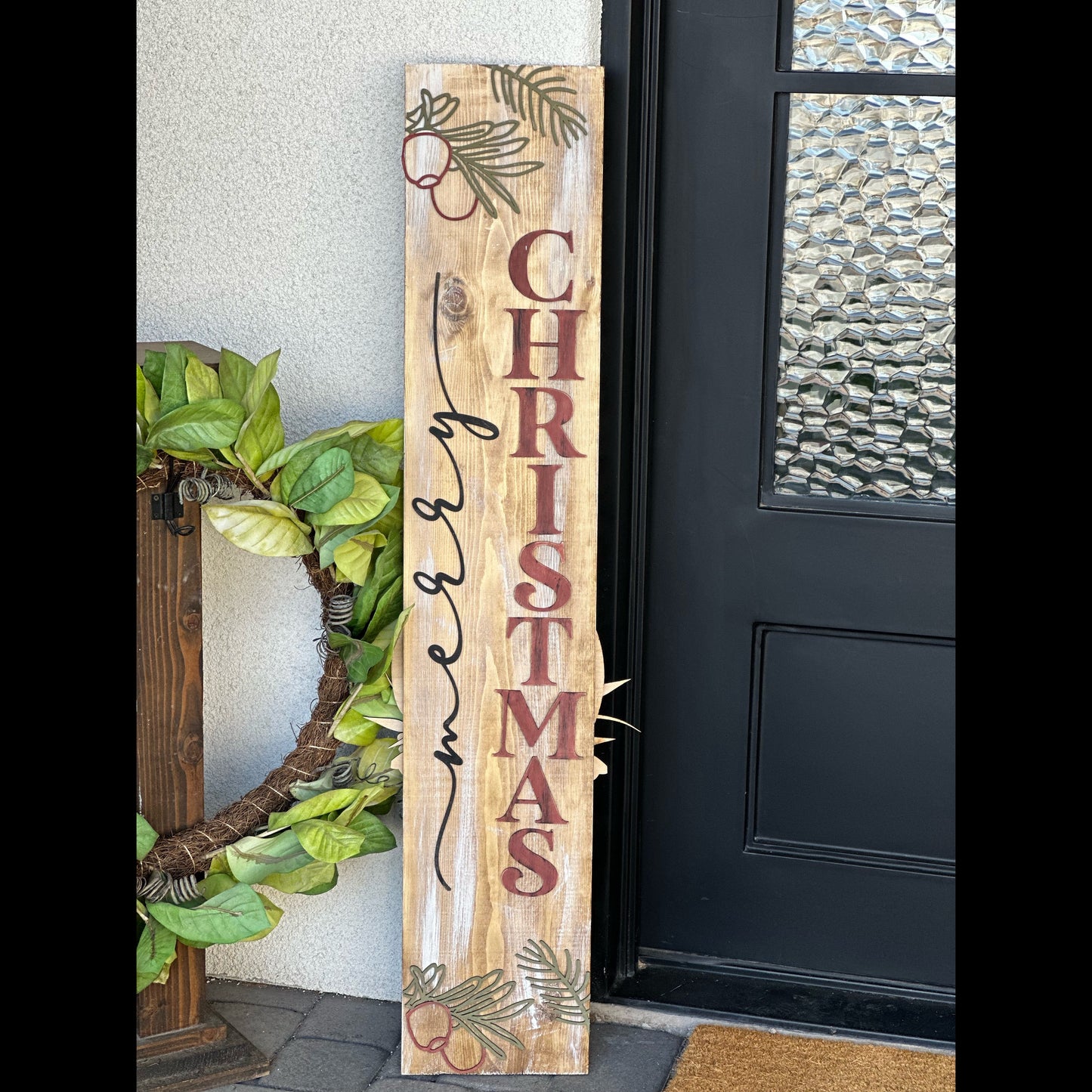 Merry Christmas Porch Sign