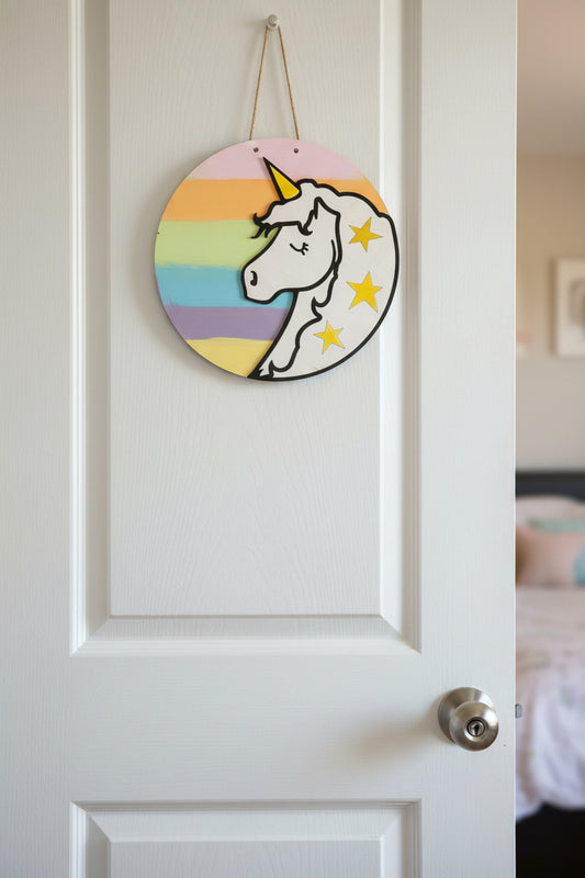 put the image on a kids bedroom door