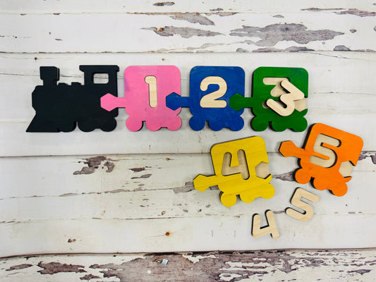 Numbered Train Puzzle (1-9)