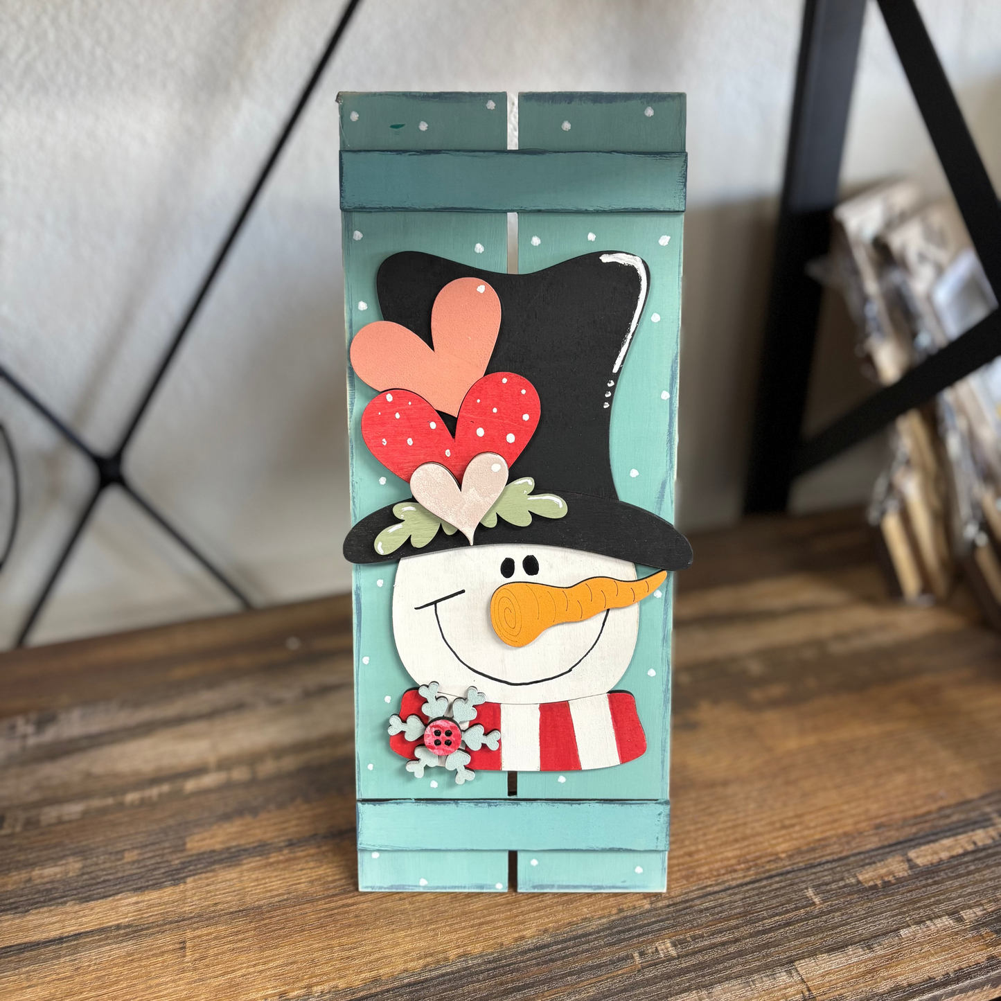 Snowman Pallet Shelf Sitter