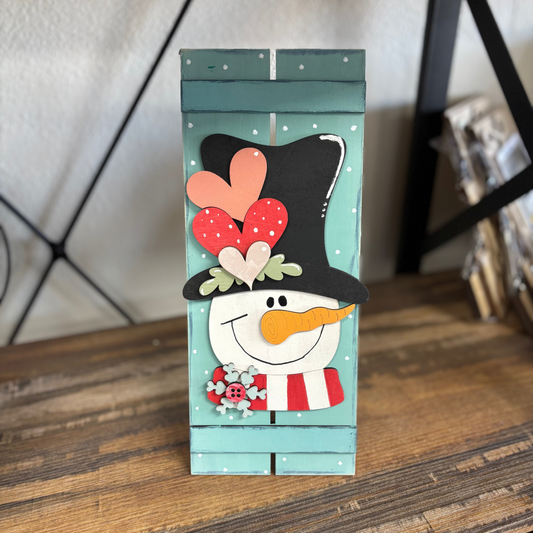 Snowman Pallet Shelf Sitter