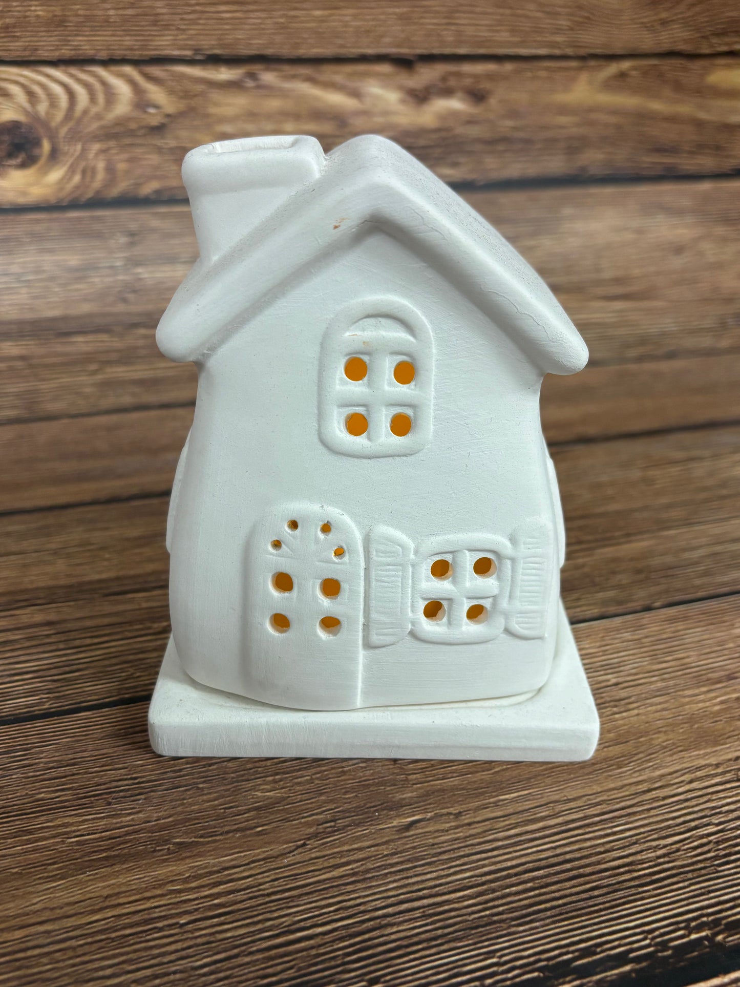 Lighted Gingerbread House