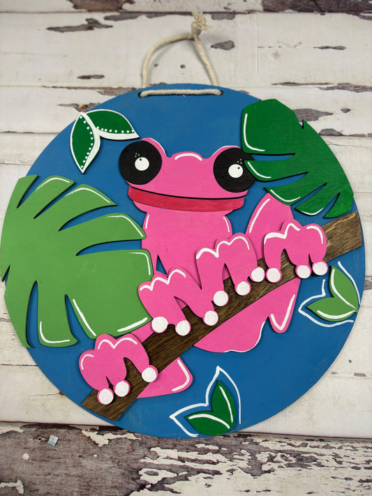 Tree Frog-Youth Door Hanger