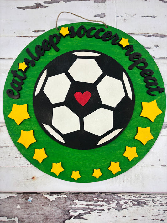 Soccer Youth Door Hanger