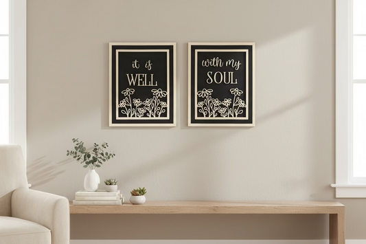 It is Well with My Soul - 2 Piece Set