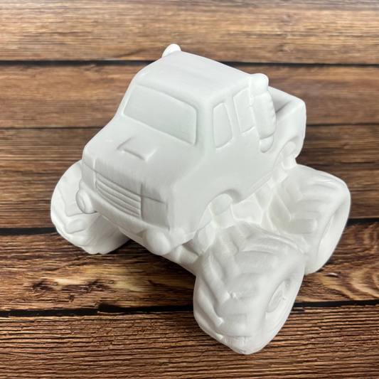 Monster Truck Ceramic Bank